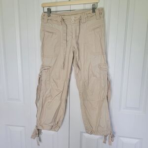 MKM Women's Cargo Khaki Pants Size 7/8